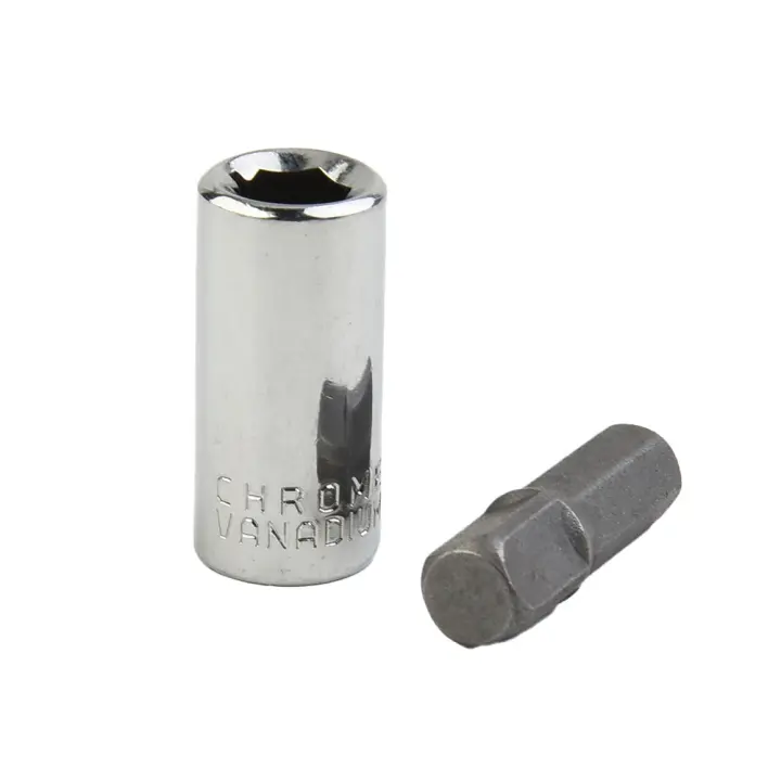 Adaptador De Destornillador Hexagonal a Impulso Para Herramienta De Impacto O Taladro 1/4 Pieza Individual Parte Del Herramienta Cuadrada - 1