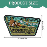 1PC Parche Bordado De Parque Nacional Forestal Para Regalo De Viaje DIY Para Ropa Chaqueta Bolsa Sombrero Apto Para Hombres Y Mujeres Material De Poliéster - details 1