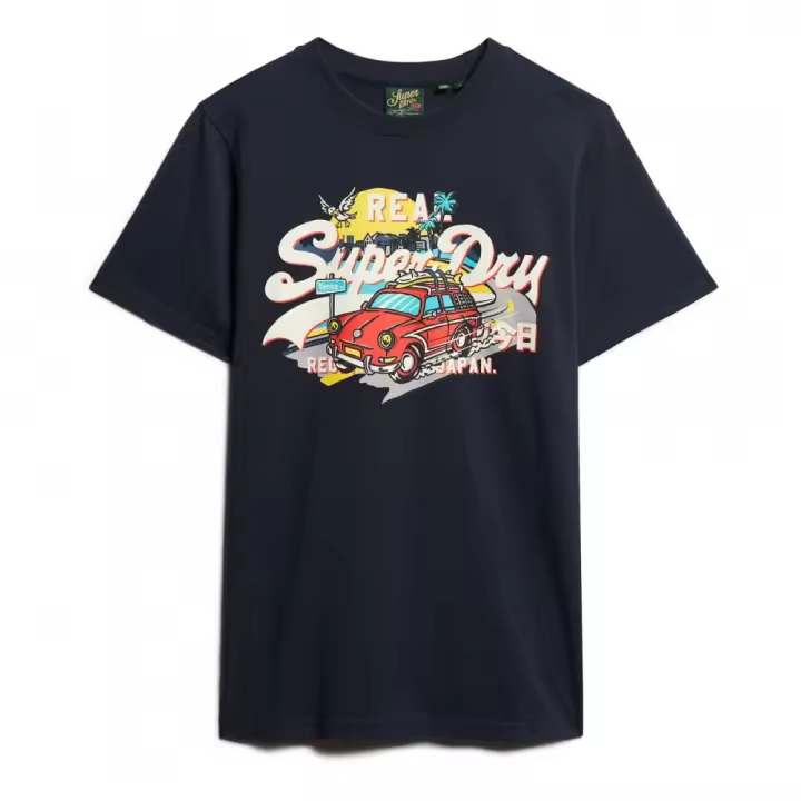 Camiseta de Manga Corta LA VL, Marca Superdry, Variedad de color y talla, Para Hombre - 1