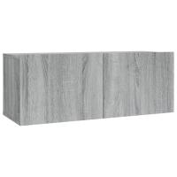 vidaXL Set de muebles para TV 2 pzas madera contrachapada gris Sonoma - details 3