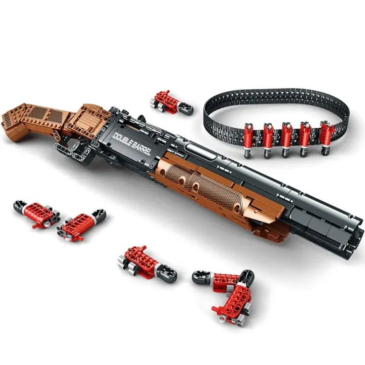 Set De Bloques De Construcción Creativo Serie Militar Doble Barreado Juguete De Puzzle Para Niños Y Adultos Regalo Navideño Ideal - 1