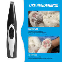 Profesional Cat Dog Hair Clipper Grooming Kit Recargable Pet Hair Trimmer Shaver Set Animales Máquina de Corte de Palo de Bajo Ruido - details 13