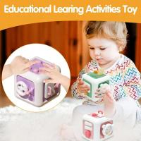 Juguete Educativo Sensorial Montessori Para Bebés Cubo De Actividades Para Practicar Habilidades Matemáticas Y Motoras Finales Regalo Para Niños Y Niñas - details 1