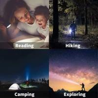 Linterna LED Recargable Potente Zoom Para Camping Y Bicicleta Con 3 Modos De Iluminación Luz Exterior Portátil Impermeable De Aluminio - details 7