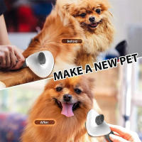 Cepillo De Aseo Para Mascotas Cepillo De Pelaje Para Perros Y Gatos Herramienta De Peluquería Para Animales Eliminador De Pelo De Mascotas - details 11