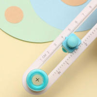 Cortador De Círculos Ajustable De Compás Para Papel Durable Y Seguro Accesorio De Arte Para Scrapbooking Y Fotos Pequeño Y Portátil - details 3