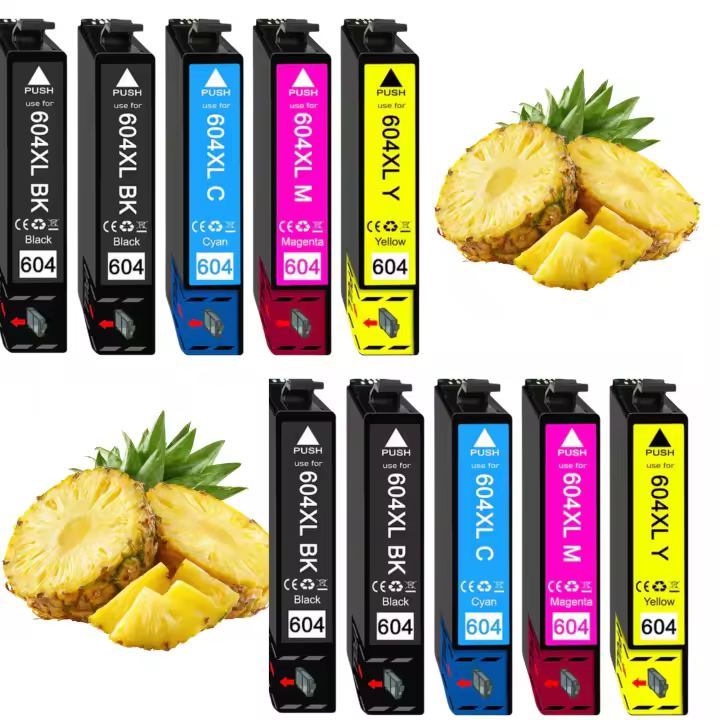 10 cartuchos compatibles para Epson 604XL XP2200 XP2205 XP4200 WF2950 WF2935 XP3200 XP3205 XP4205 WF2930 WF2910 XL  604 XL para XP2200, XP2205, XP3200, XP4200, XP4205, WF2910, WF2930, WF2935, WF2950 NEGRO CIÁN MAGENTA AMARILLO (4+2+2+2) - 1