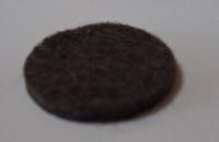 16 x Fieltros 16 mm x 2,6 mm, Redondos, Adhesivos, Color Marrón. Marca Tecnofit. - details 2