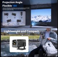 HY320 Mini Projector New Native 720P Android 11 4K 300ANSI Wifi6 BT5.0 Portable Outdoor Cinema 180° Rotating Projector - details 20