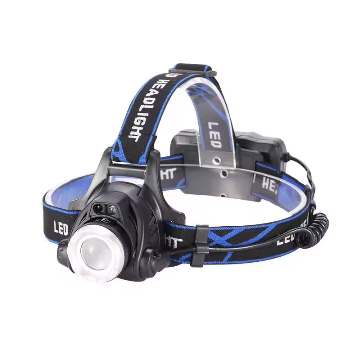 Linterna Frontal LED Recargable Potente Con 3 Modos De Iluminación Telescópica Para Pesca Camping Bicicleta ZoAom - 1