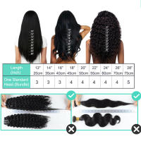 C Cola De Caballo Brasileña Afro Rizada Y Lisa Con Cordón Extensions De Cabello Humano Natural Racily Hair 100% Remy Clip-In - details 5