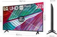 Televisor LED 43" LG 43UR78006LK | UHD 4K | A5 (Gen6) | Smart TV webOS23 | Dolby Digital Plus | Cloud Gaming - details 6