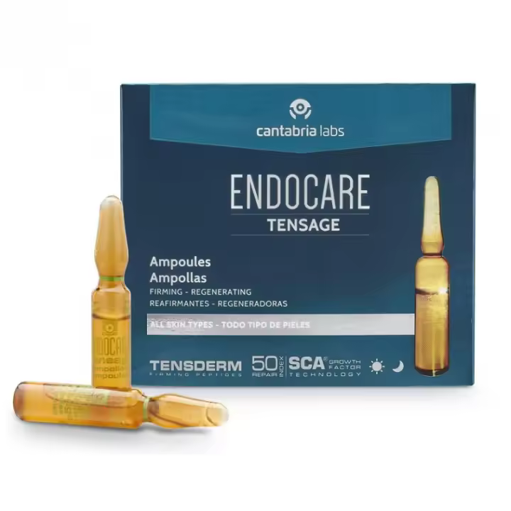 Endocare Tensage Ampollas Hidratantes y Reafirmantes con Tecnología SCA y Tensderm - 1
