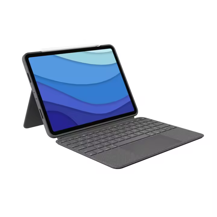 Logitech Combo Touch para Ipad Pro 11'' - Teclado Integrado - Protección Completa - Gris - 1