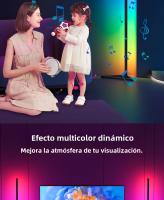 Lámpara De Piso RGB LED 140cm Para Ambiente Moderno Iluminación Decorativa Dimmable Para Dormitorio Material De Aluminio Certificación VDE UL SAA RoHS - details 5