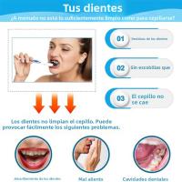 Cepillo De Dientes Eléctrico En Forma De U Ultrasonido 360 Grados Para Niños Y Adultos Blanqueamiento De Dientes Con Cerda De Silicona Automático - details 5