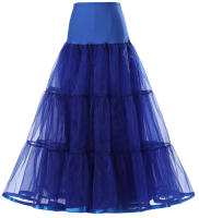 Falda De Novia Sin Huesos De 1 Metro Para Mujer Falda De Boda Larga Para Baile Falda Puffs De Vestido Técnicas De Punto Material De Poliéster - details 3