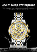 Reloj De Pulsera De Lujo Para Hombre POEDAGAR Cuarzo Acero Inoxidable Impermeable Luminoso Estilo Casual Fecha Cronógrafo - details 11
