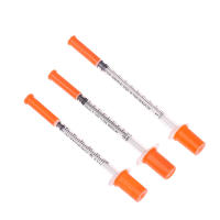 Siringa De Insulina Desechable Para Animales De Granja Y Mascotas 5Pcs Con Agujas Cabeza De Naranja Estéril Tamaño 0.3/0.5/1ML - details 15