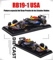 Modelo De Coche De Precisión Bburago 1:24 F1 Red Bull RB19 Gran Premio De Austin SF23 W14 Detallado a Escala Colección Regalo - details 2