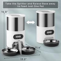 Dispensador Automático De Alimentos Para Mascotas Tuya Smart APP Compatible Con Gatos Y Perros Pequeños Y Medianos Alimentación Remota Pantalla LCD Capacidad De 4.5L O 3L - details 8