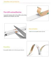 Tira De LED RGBIC Tuya Smart WIFI Flexible 12V IC Addressable WS2811 Para Alexa Google Control Por APP Luz Neón RGB Para El Hogar - details 4