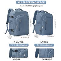 Mochila Para Laptop Grande Capacidad Para Viajes Unisex Nylon Con Compartment Para Computadora Sistema De Hombros Curvos De Cuerpo Mochila De Mano Suave - details 2