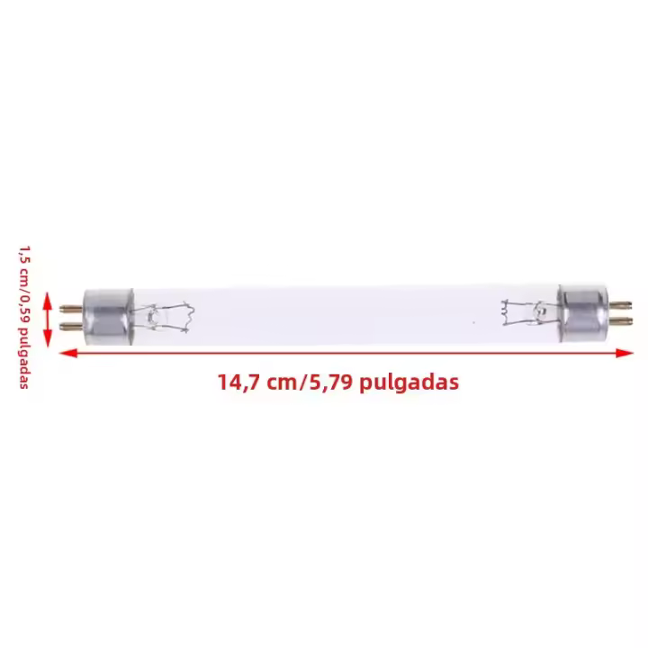 Tubo De Lámpara UV Universal Para Secado De Uñas Y Asesina De Mosquitos Y Plagas 4W 6W 8W Reemplazo Para Mosquito Fly Trap Catcher Con Enchufe T5 - 1