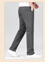 Nuevos Pantalones Casuales Para Hombre De Algodón Para Todas Las Estaciones Pantalones Negocios Rectos Y Slim Moda Clásica Talla Grande Con Bolsillos - details 17