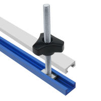 JIGHOLE Rastreable De Perfil Doble-Corte 500MM Con Tornillo Y Botón De T Tornillo De Miter Para Carpintería Universal - details 8