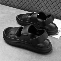 Sandalias De Verano Para Hombre EVA Plataforma Suave Zapatillas De Playa Casuales Comodidad Plataforma Diseñador Sandalias Slip-On PVC - details 4