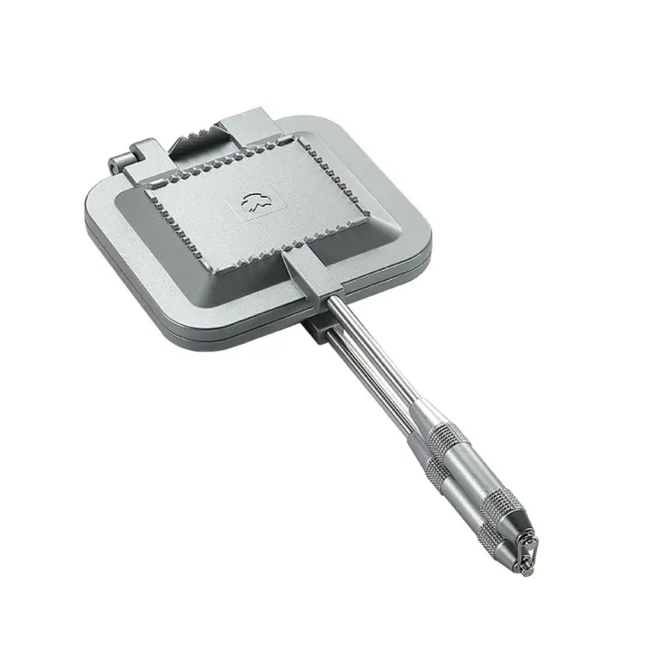 Tenedor Multifuncional Para Sandwiches Al Aire Libre Máquina De Hornear Sandwiches Doble Cara Para Camping Y Picnics - 1