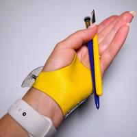 Guantes De Maquillaje Profesional En Cuero Natural Herramienta De Moda Y Comodidad Para Maquilladores Artísticos - details 3