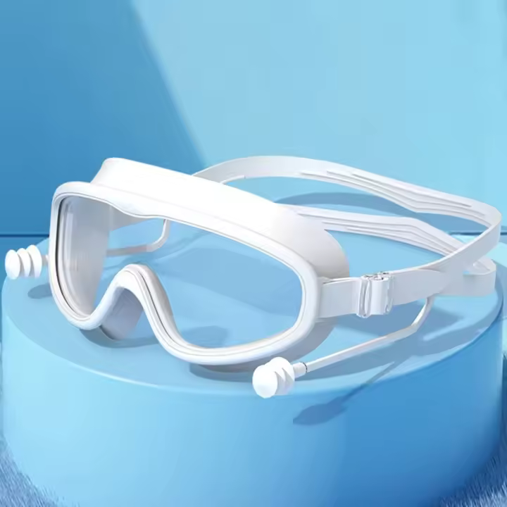 Gafas De Natación Para Niños Con Tapones Para Los Oídos Antiniebla Anti-olfato Gafas De Piscina Y Playa Para Niños Y Niñas - 1