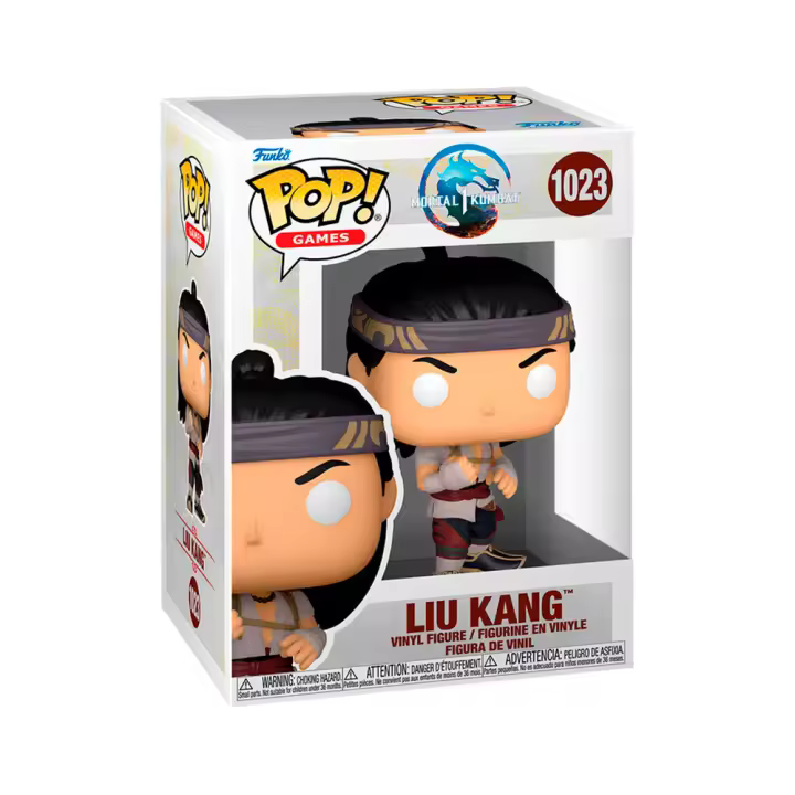 FIGURA FUNKO POP MORTAL KOMBAT 1 LIU KANG 9CM - Nuevo a Estrenar - Original FUNKO - Miniatura POP - Figura de Colección Funko - Colección Mortal Kombat - Pop Videojuego - 1