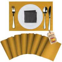 Mondiroso. Pack de 8 Manteles Individuales Mesa Lavables. Salvamanteles Individuales Antideslizantes en Varios Colores. Mantel Individual para Mesa de Comedor y Cocina. - details 1