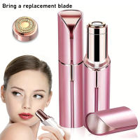 Epilador Eléctrico Portátil En Forma De Labial Para Mujeres Eliminación De Vello Facial Painless Y Efectiva Herramienta De Afeitado Doméstico Con Un Cuchillo - details 8