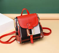 Mochila De Piel PU Pequeña Para Mujer Estilo Retro Cuadros Calidad Superior Viaje Mochila Escuela Bolsa De Hombro Moda - details 14