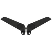 Espejo Retrovisor Ajustable Para Motocicleta 2pcs Interchangeable Con Alas De Viento Para Reemplazo En Ninja 250 300 H2 H4 Material Aleación De Aluminio + Goma - details 4