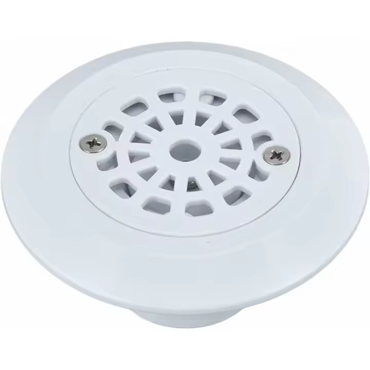 Agua de piscina de plástico, entrada de Drenaje de piso, accesorio Blanco para Piscinas, Aguas Termales, spas - 1
