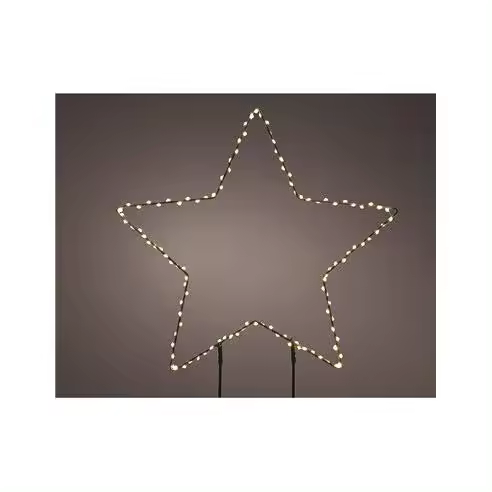 Estrella microLEDs de estaca Ø38x0,6cm LUMINEO - 1