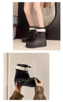 Botas De Lluvia Para Mujer Antideslizantes Impermeables Con Banda Elástica Para Senderismo Al Aire Libre Y Camping En Días De Lluvia - details 23