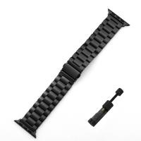 Correa De Acero Inoxidable Para Apple Watch Compatible Con Series 9 10 46mm 42mm Tamaños 40mm 41mm 44mm 45mm 49mm Unisex - details 2