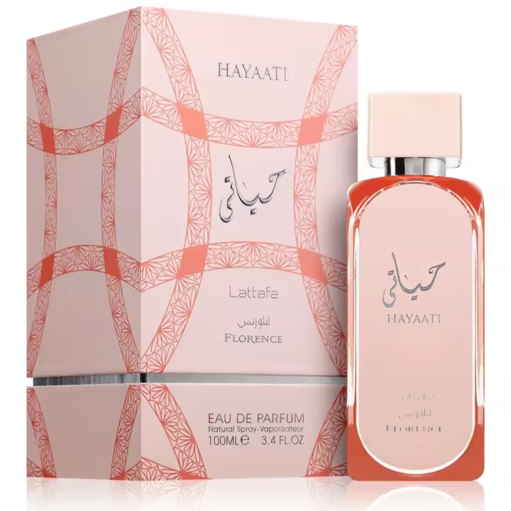 Hayaati Florence Lattafa 100 ml – Perfume árabe 100% original, esencia floral-oriental sofisticada para mujer. - 1