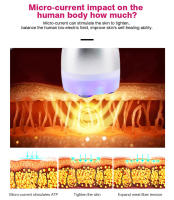 Masajeador De Cara Y Cuerpo LED Fototerapia Masajeador De Belleza Electroporación Microcorriente Levantamiento Facial Eliminador De Arrugas Anti-Edad Máquina De Belleza - details 6