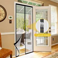 Puerta De Pantalla Magnética Self-sealing Para El Hogar Malla De Partición Que Evita Insectos Mascotas Y Niños. Tamaño 38x82 Pulgadas. Venta Por Pieza. - details 7