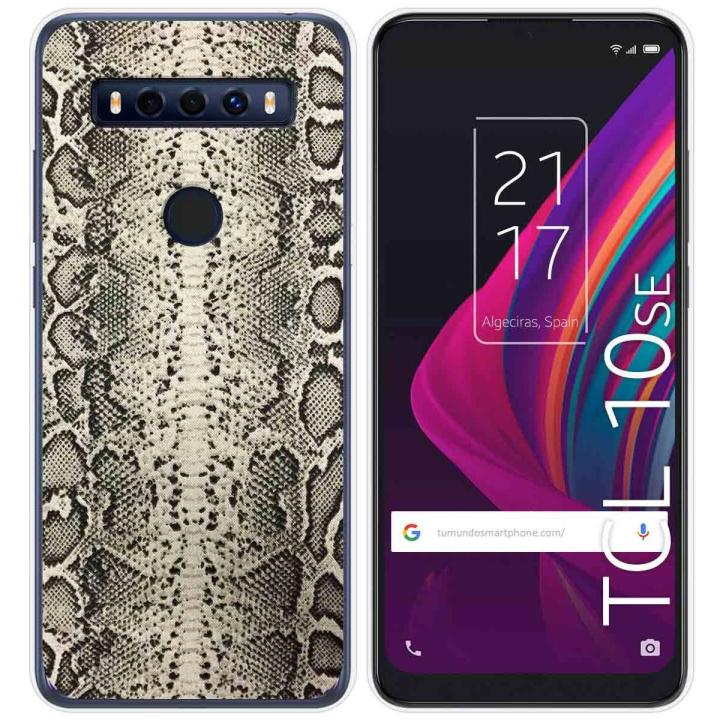 Custodia In Gel Tpu Per TCL 20L / 20L+ Design Camouflage 03 Disegni
