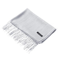 Bufanda De Moda Para Mujer En Color Sólido Invierno Hijab Trenzas Largas Chal De Mujer Pashmina De Lana Acrílico Envoltura Echarpe - details 16