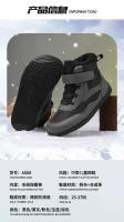 Botas De Invierno Para Niños Y Niñas Con Lining De Peluche Impermeables Y De Talla Ancha Para Actividades Al Aire Libre Resistentes Al Frío Con Cierre De Correas Y Punta Redonda - details 8