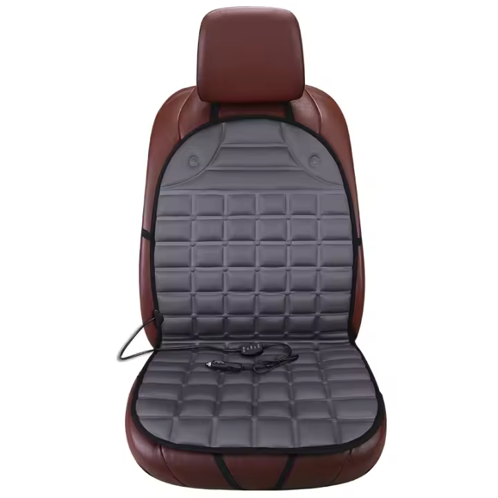 Cojín Calentador De Asiento Para Coche 12V Fundas Para Asiento Calentado Electrónico Universal Para Invierno Cubierta De Silla De Automóvil - 1